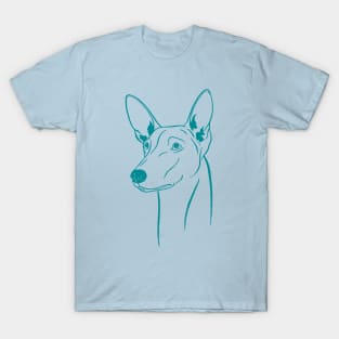 Pharaoh Hound (Light Olive and Teal) T-Shirt